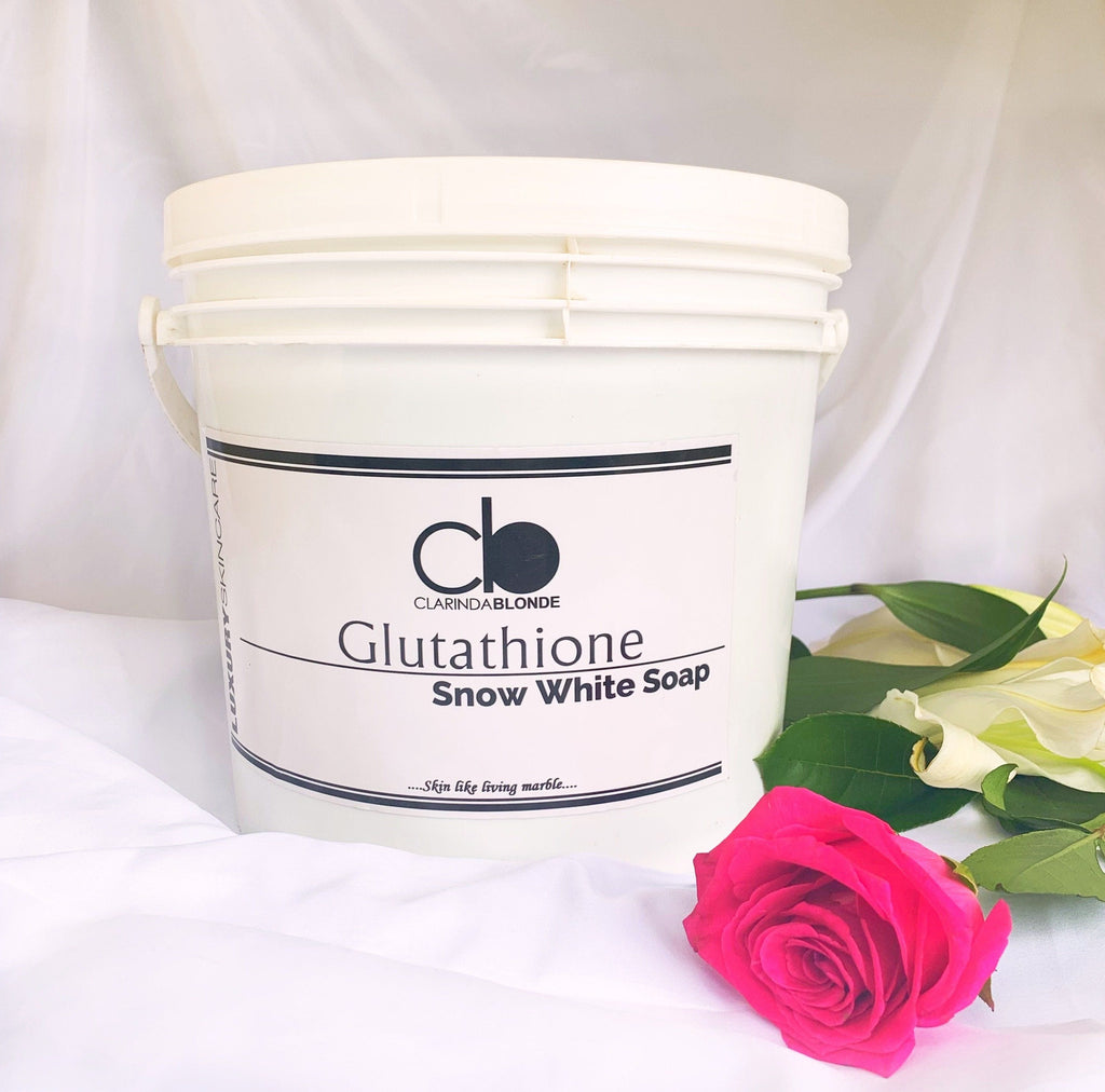 Glutathione Snow White Soap 5kg (Bucket Size) - Shop Human hair wigs, Skin care & 3D eye-lenses/Eyelashes online!
