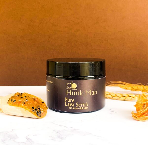 HUNK MAN PURE LAVA SCRUB - Shop Human hair wigs, Skin care & 3D eye-lenses/Eyelashes online!