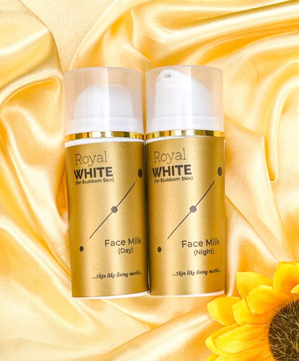 Royal White Night Face Milk Skin Care Clarinda Blonde